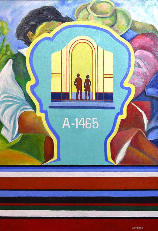 Obra pintada por Gabriel Antúnez